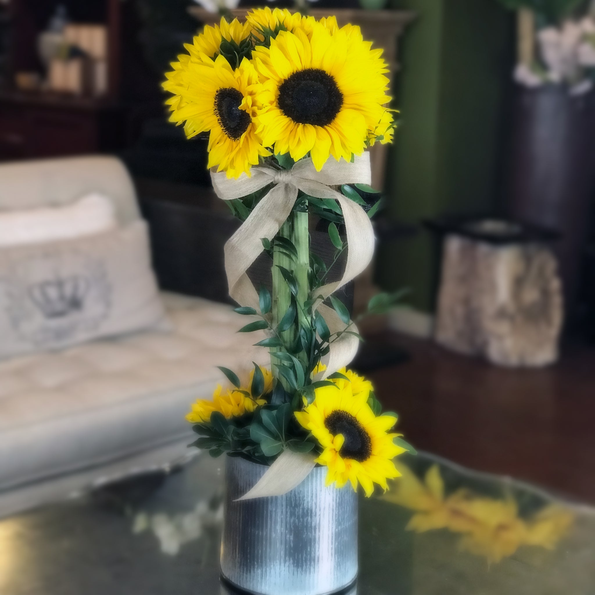 Sunflower Topiary